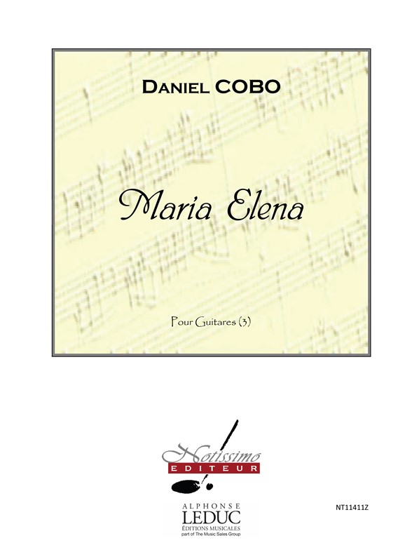 Cobo Maria Elena Guitar Trio Book