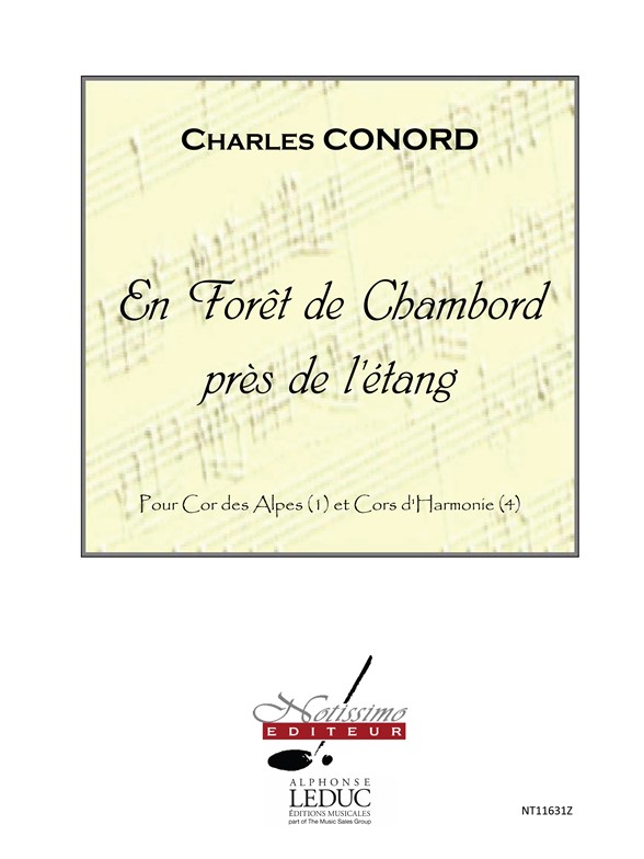 Conord En Foret De Chambord Pres De L'etang Horn Quartet Score/Parts