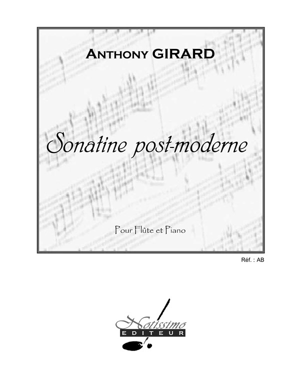 Girard Sonatine Post Moderne Flute & Piano Book