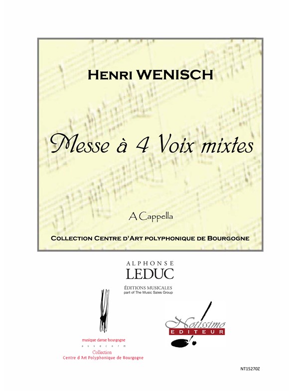 Wenisch Messe Satb A Cappella Choral