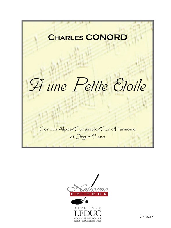 Conord A Une Petite Etoile Cor Des Alpes French Hunting Horn Book