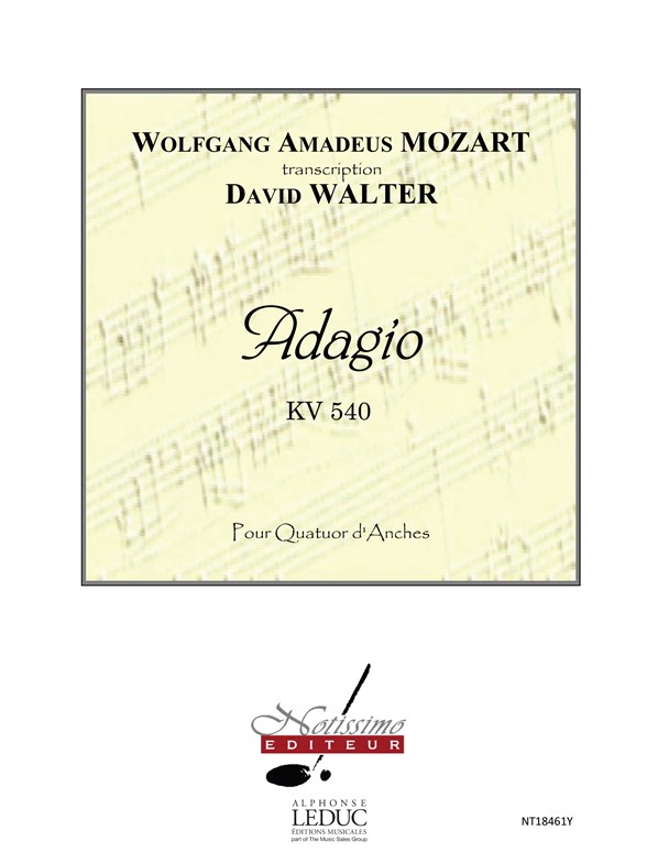Mozart Adagio Oboe Oboe Damore Cor Anglais & Bassoon Score/Parts