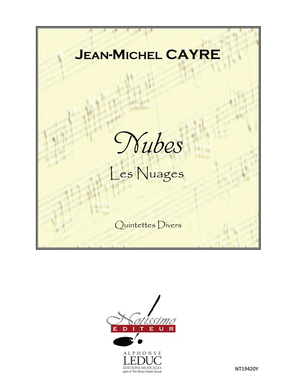 Cayre Nubes Les Nuages 5 Instruments Score/Parts