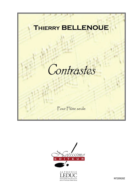 Bellenoue Contrastes Flute Solo Book