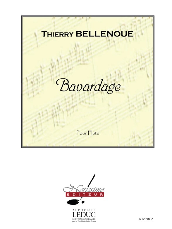 Bellenoue Bavardage Flute Solo Book