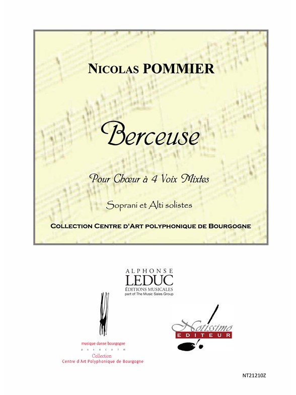 Pommier Berceuse Mixed Choir Satb A Cappella