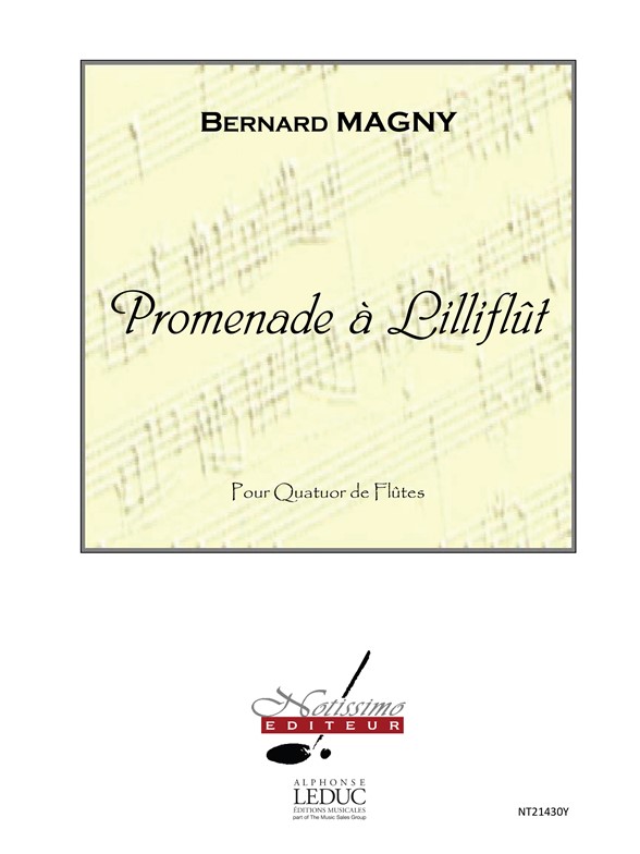 Magny Promenade A Lilliflut 4 Flutes Score/Parts