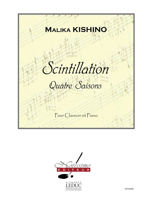 Kishino Scintillation 4 Saisons Harpsichord & Piano Book