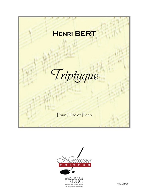 Bert Triptyque Flute & Piano Book
