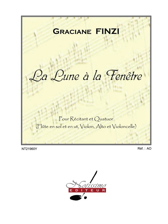 Finzi La Lune A La Fenetre Ensembles Mixtes Quatuors Book
