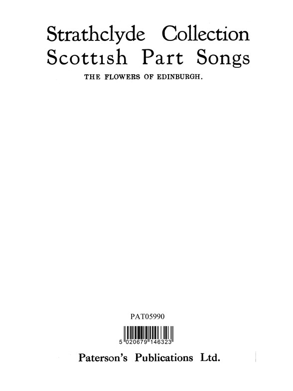 Finlay, K The Flowers Of Edinburgh Satb