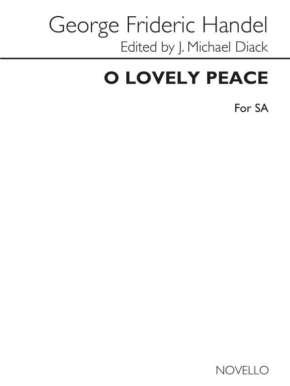 Handel, Gf O Lovely Peace Sa