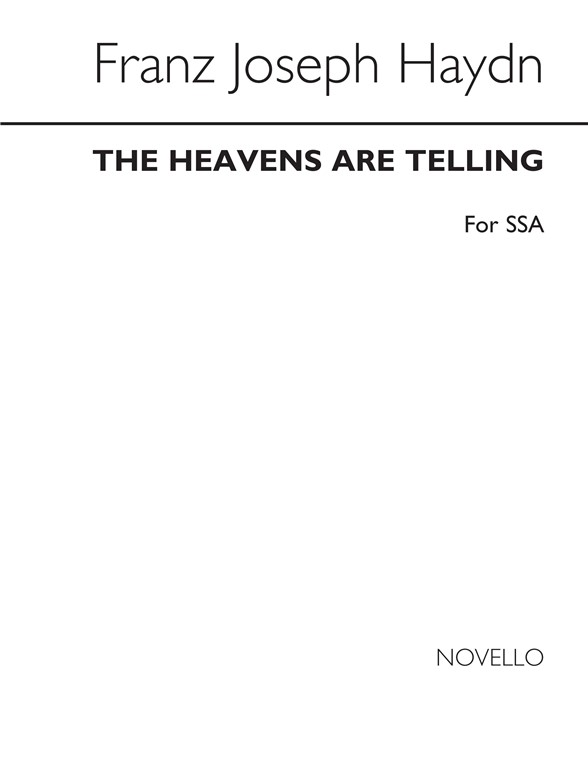 Haydn The Heavens Are Telling Ssa