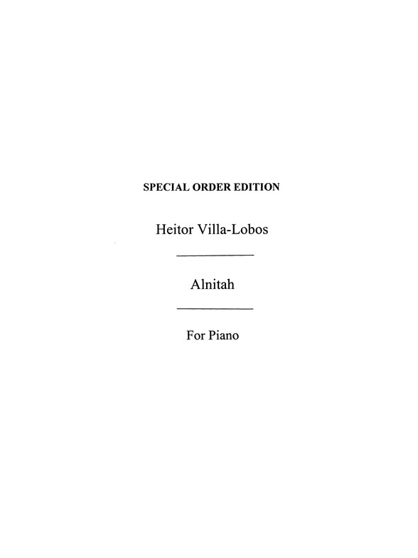 Villa Lobos Alnitah Piano