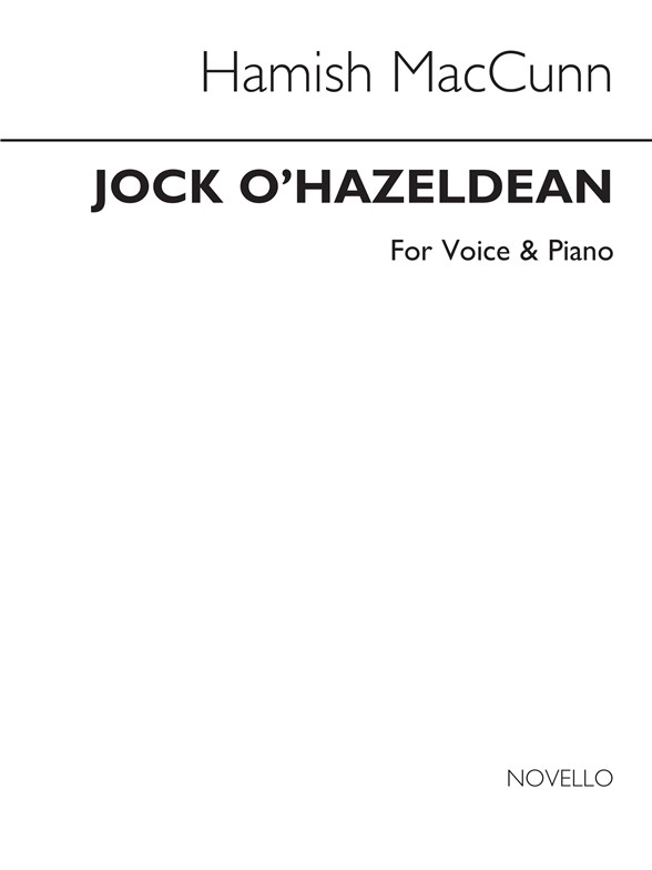 Hamish Maccunn: Jock O' Hazeldean Voice/Piano (Key-f)