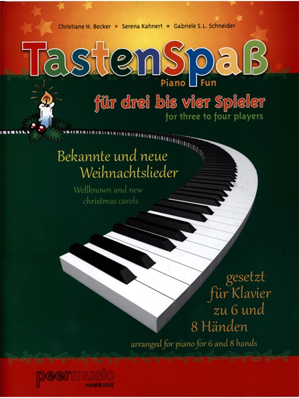 Tastenspaß - Bekannte und neue Weihnachtslieder (Buch/CD)