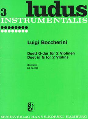 BOCCHERINI DUET FOR 2 VLN G MAJ
