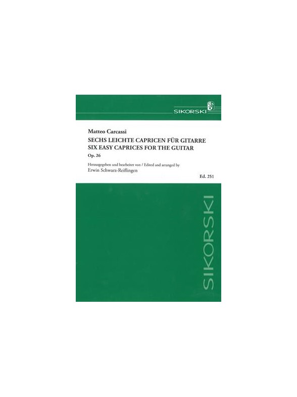Carcassi, Matteo: 6 Caprices Op 26