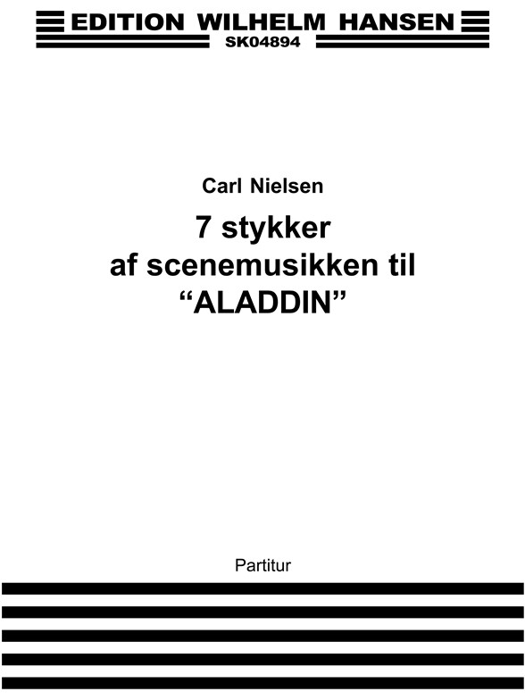 NIELSEN ALADDIN PARTITUR (SCORE)