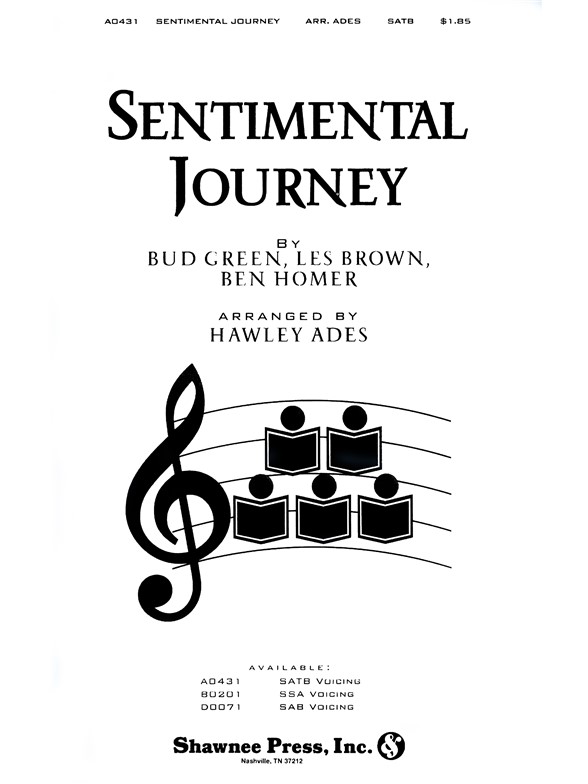 ADES SENTIMENTAL JOURNEY SATB