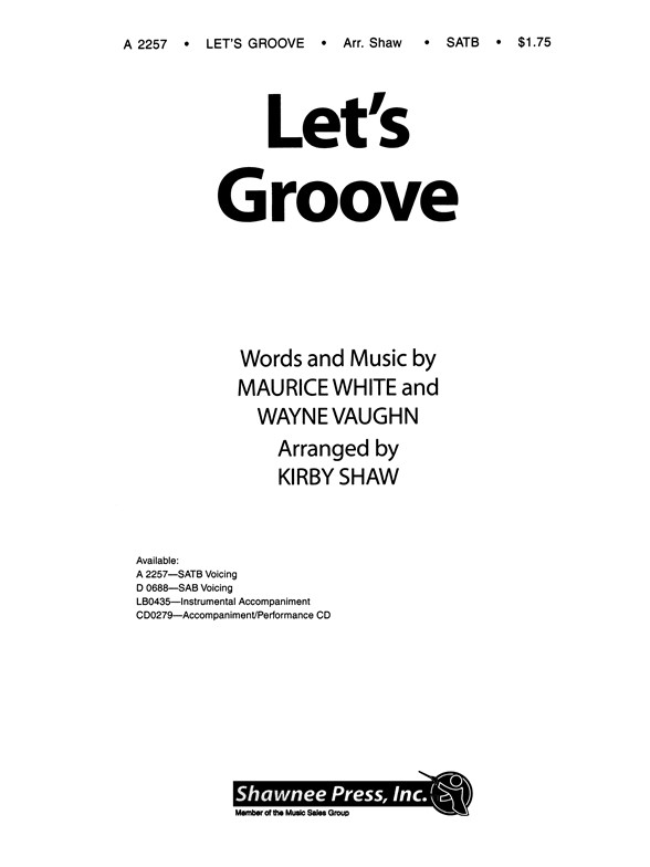 SHAW LET'S GROOVE SATB