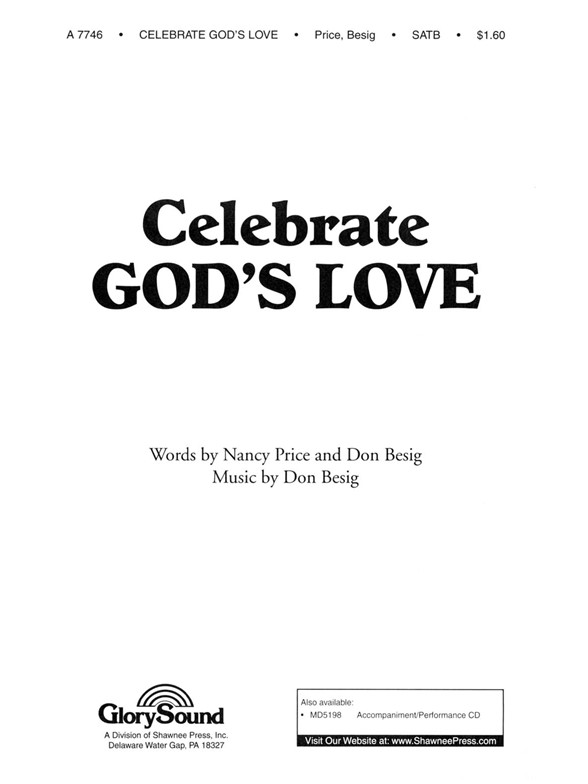 PRICE CELEBRATE GODS LOVE SATB