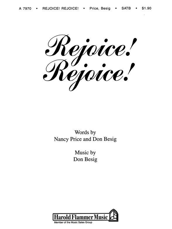 Don Besig: Rejoice! Rejoice!