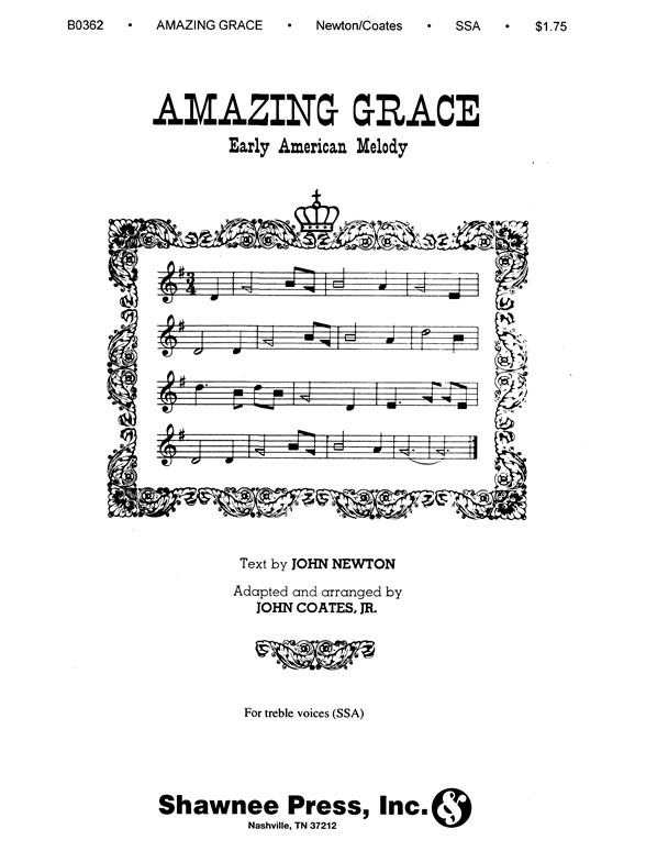 COATES AMAZING GRACE SSA
