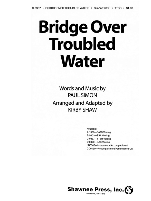 SHAW BRIDGE OVER TROUBLED WATER TTBB