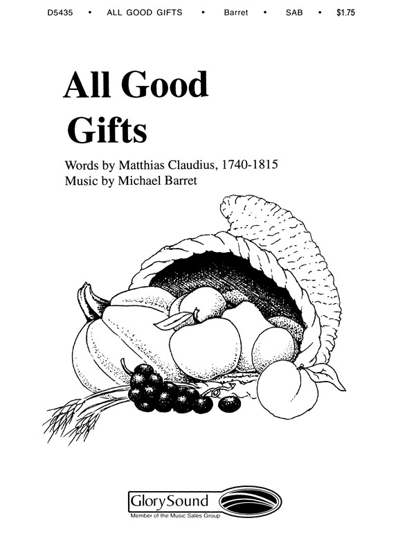 BARRETT ALL GOOD GIFTS SAB