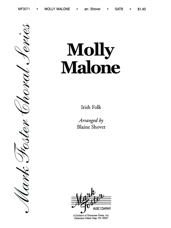 SHOVER MOLLY MALONE SATB ACAP