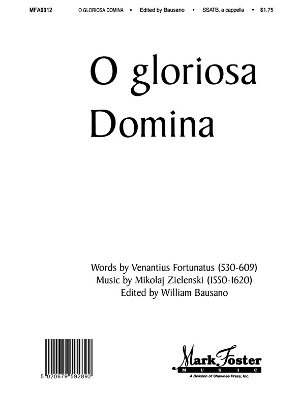 BAUSANO O GLORIOSO, DOMINA (SSATB)
