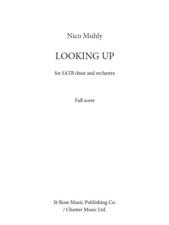Nico Muhly: Looking Up (Full Score)