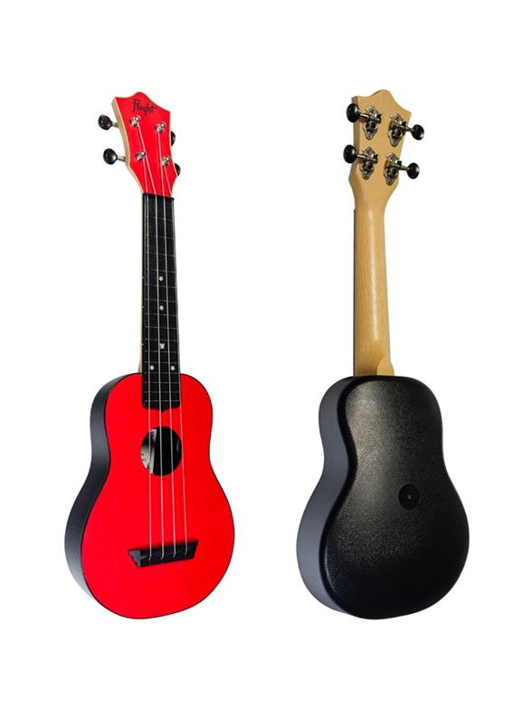 Flight: TUS35 ABS Travel/rejse Ukulele - Rød