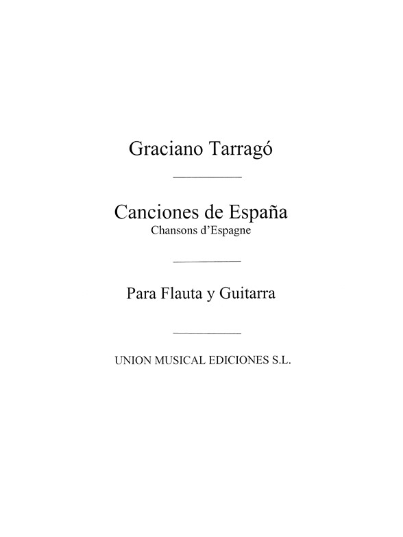 Tarrago Canciones De Espana