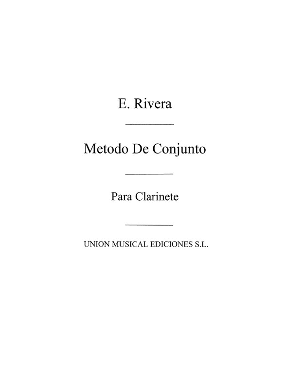 Rivera: Metodo Elemental De Clarinete