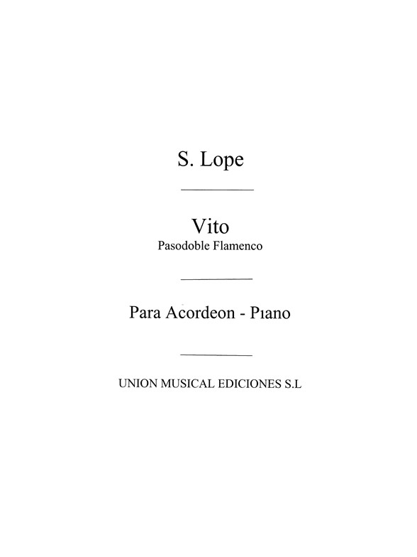 Lope Vito, Pasodoble (Biok) for Accordion