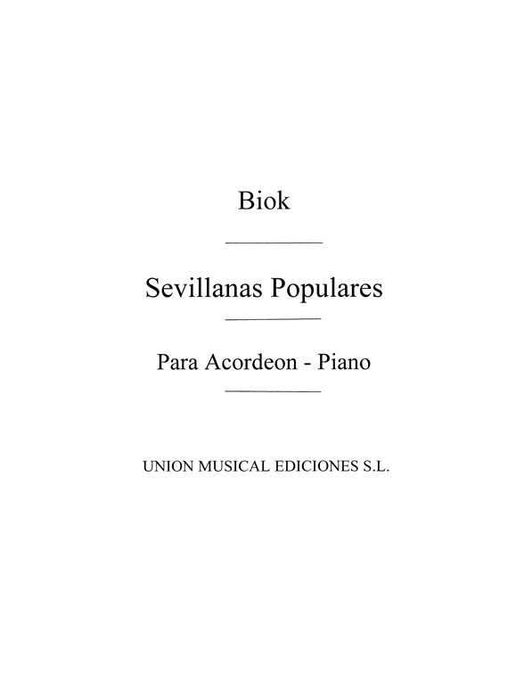 Biok: Sevillanas Populares for Accordion
