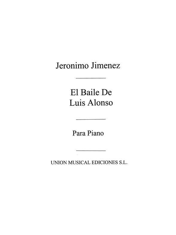 Gimenez: El Baile De Luis Alonso, Intermedio (Biok) for Accordion
