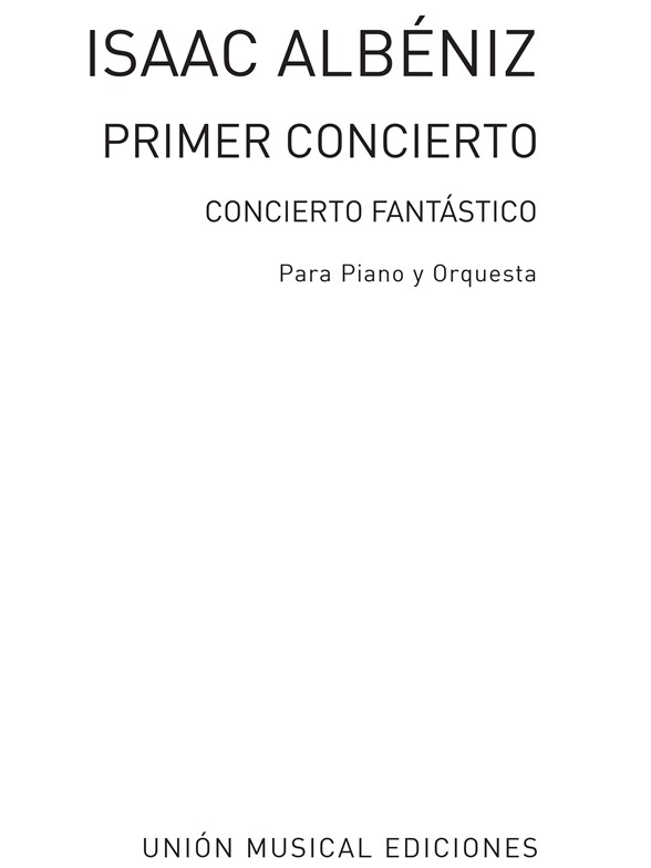 Isaac Albeniz: Concierto Fantastico Op.78 (Miniature Score)