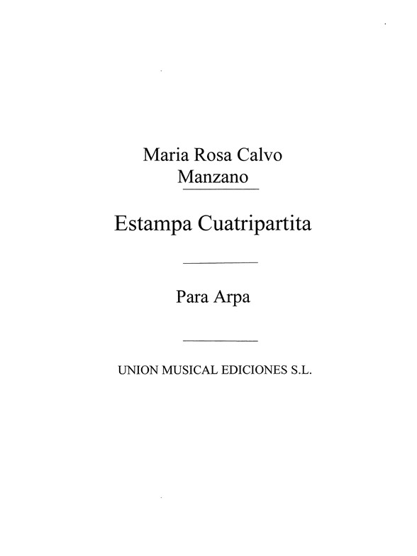Calvo Manzano: Estampa Cuatripartita