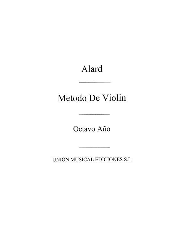 Alard: Metodo Violin Volume 8