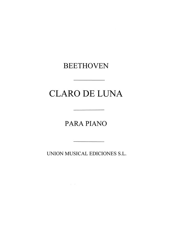 Beethoven: Adagio De La Sonata Claro De Luna