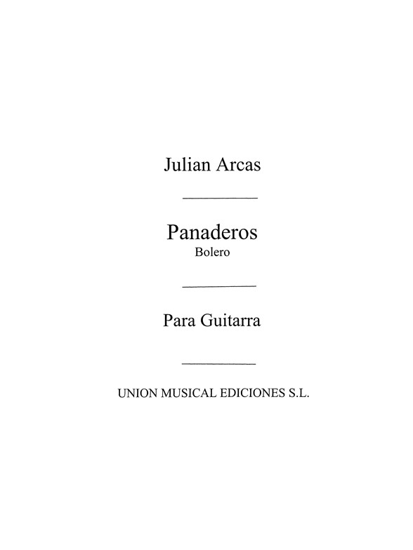 Arcas: Panaderos Bolero (Maravilla) for Guitar
