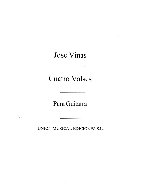 Vinas: Cuatro Valses (Balaguer) for Guitar
