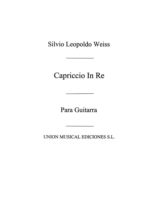 Weiss: Capricho En Re (Azpiazu)