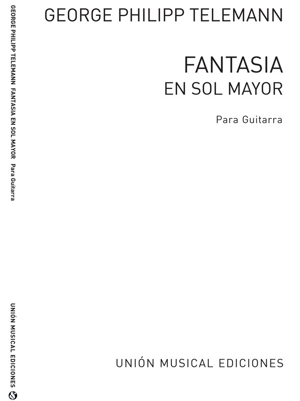 Telemann: Fantasia En Sol Mayor (Azpiazu) for Guitar