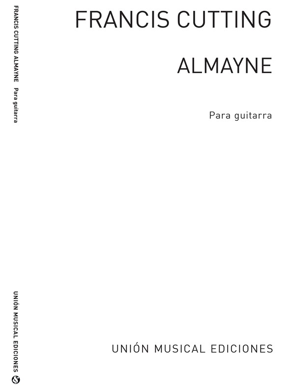 Cutting: Almayne (Azpiazu) for Guitar