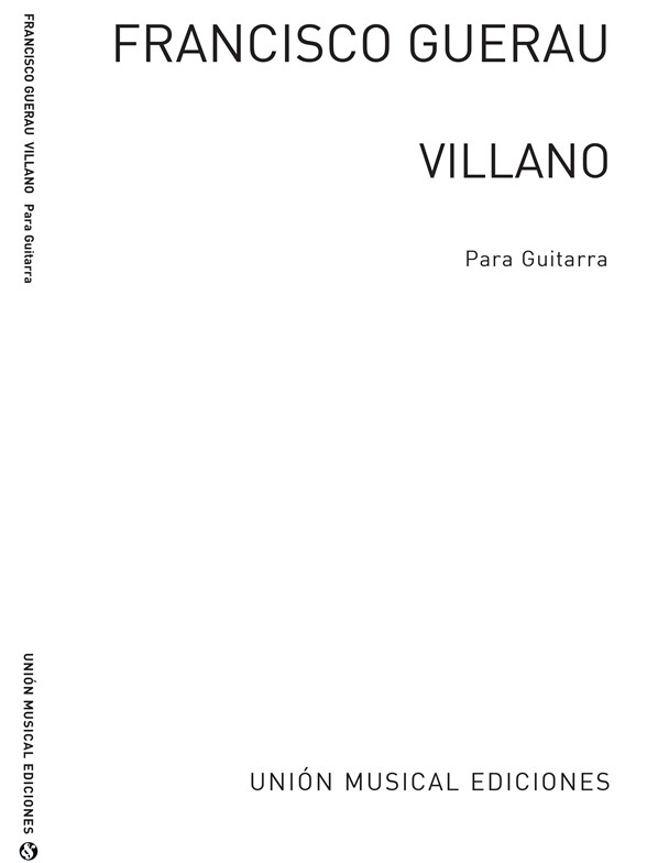 Guerau: Villano (Azpiazu) for Guitar