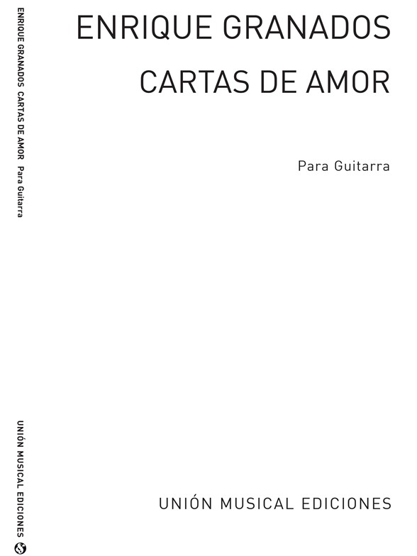 Granados: Cartas De Amor Valses Intimos Op.44 (Azpiazu) for Guitar